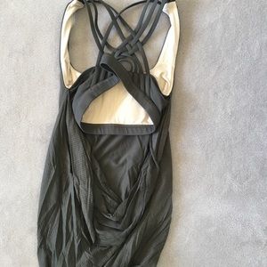 Lululemon workout open back tank
